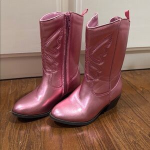 Old Navy Metallic Pink Kids Boots